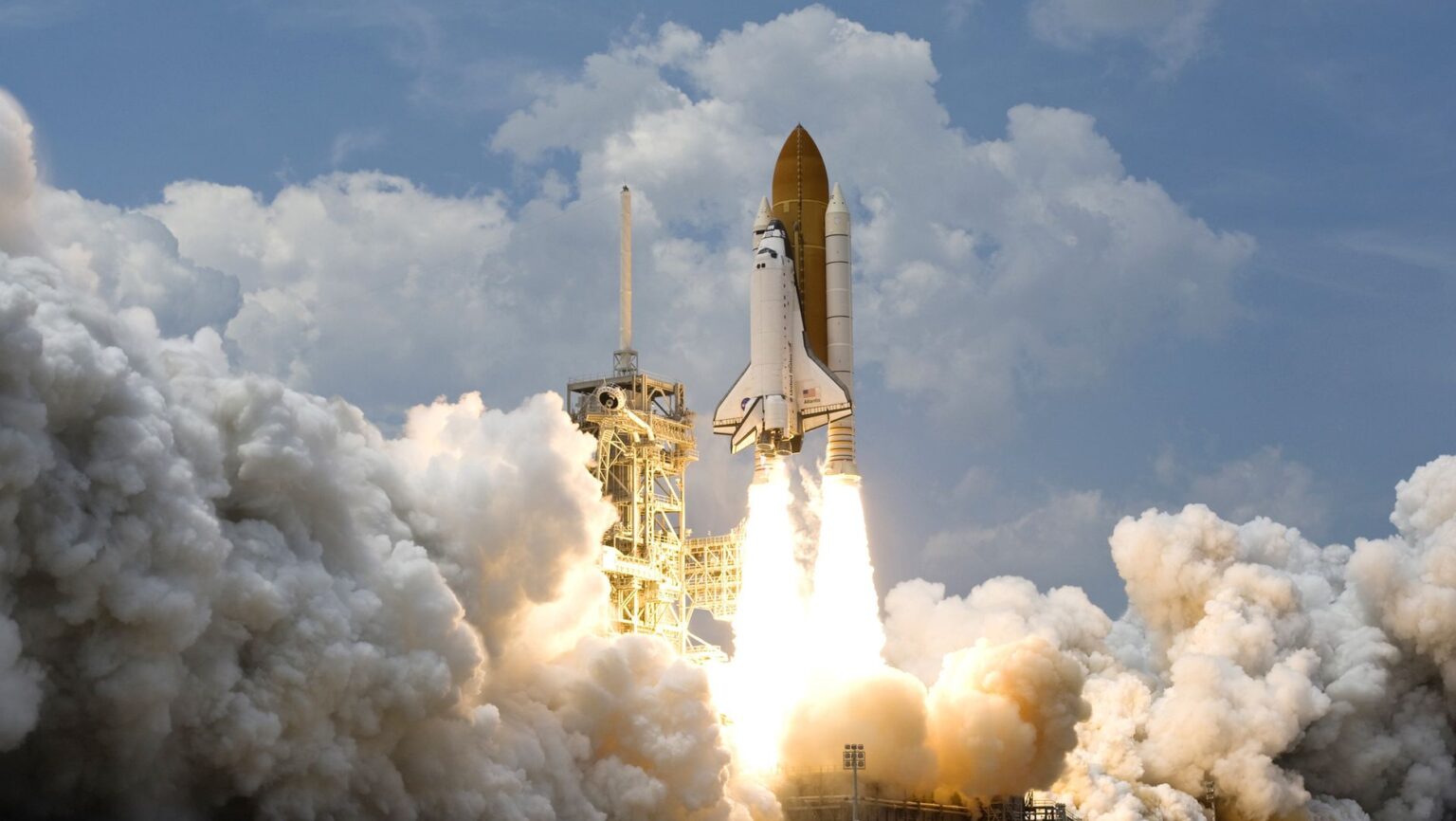 space rocket launching